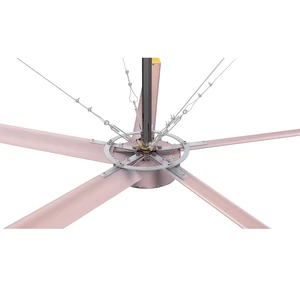 72 Inch Hvls Ceiling Fans Lamp Industrial Style Aluminum Leaf LED DC Motor Remote Control Ceiling Fan with Light