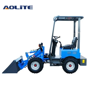 AOLITE 604 CE 500kg Mini Chinese Front End Garden Shovel Articulated Battery Farm Small Wheel Electrical Loader Pala Cargadora