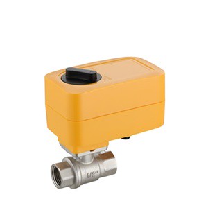 Factory Sale Motorized Brass Ball Valve For Water Leak Protector System, Auto Water Cutoff Function, Fits Home & Commercial