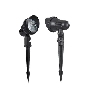Garden Tree Lawn Projection Lamp IP65 Waterproof Aluminum COB LED DC/AC 5W Warm White Outdoor for Courtyard Villa Landscape