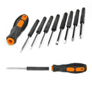 Home Small Screwdriver Set Multi-function 10PCS Cross Flat Tool Kit