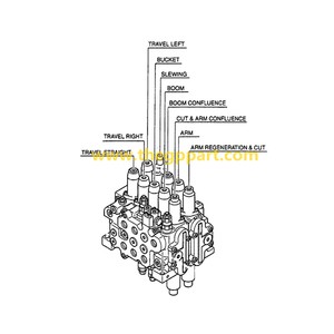 Sk120 Hydraulic Control Valve