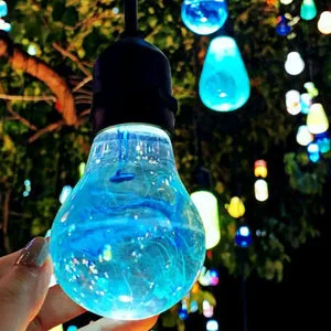 Outdoor IP65 Waterproof Resin LED Hanging Tree Lamp Colorful Glaze Wishing Lamp Christmas Street Lighting Decorative