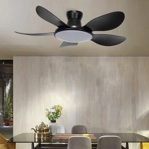 DC LED 5 Ceiling Fan Light Remote Control 6-Speed Modern Silent Dimmable Decorative Luxury Fan Lamp Bedroom Living Room Hotel