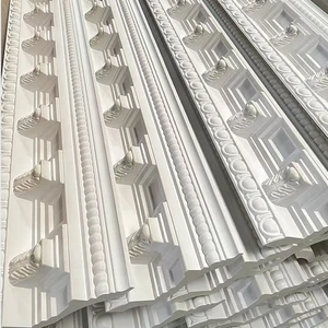 High Quality Polyurethane Foam Decorative Cornice Crown Designs Wall Ceiling Moulding For Home Decoration