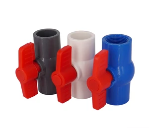 Wholesale YQ Brand PVC Female Thread Ball Valves Manual for Water 1.0-1.6Mpa Pressure 1/2''-4'' Port Size ODM Customized