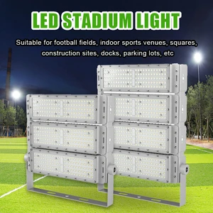 Modern Outdoor LED Flood Light Uniform Bright Light Adjustable Angle Easy for Installation