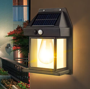 Energy-Saving Motion-Sensor Solar Wall Lights Waterproof Outdoor Corridor Street Light Courtyard Fence Solar Garden Light