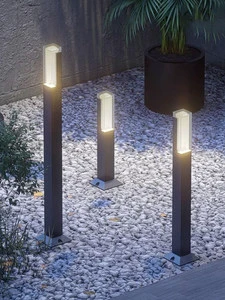 Outdoor Lawn Lights Modern Simple Waterproof Acrylic LED Grass Lamp IP65 Villa Garden Landscape Decorative Atmosphere
