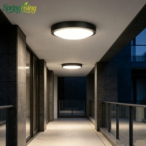 Factory Direct 12W-30W Round Aluminum Outdoor LED Bulkhead Light IP65 Ceiling Lamp Commercial Bulk Order Lighting