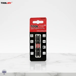 Tooljoy Factory Heavy Duty 65MM Double Head Screwdriver Bits Heat Treated S2 Steel For Professional Power Tools