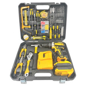 New Arrival Multifunctional Cordless Power Drill Combo Kit Household Tool & Craftsman Mechanic Woodworking Set Battery Source CE