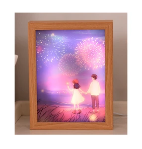 Hot Sales Lighting Light -Transmitting Light Painting Small Night Lamp Usb Table Lamp Can Be Rechargeable