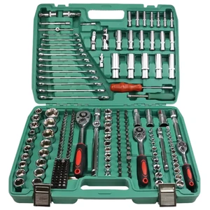 216-Piece Hand Garden Tool Set Including Shears Trowel Spatula Rake Flower Planting Pruning Industrial Use Soft Case Package