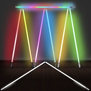 Green Blue Red T8 Tube RGB Color Changing LED Tube Lamp for Hotel Use IP44 9W/12W/18W 2-Year Warranty