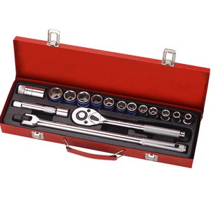 Hardware Tools 16-piece Sleeve Ratchet Auto Repair Manufacturer Combination Tool Set