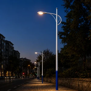 15Ft 20Ft 25Ft 30Ft High Mast Galvanized Steel Wind Resistance Port Airport Stadium Column Street Light Pole