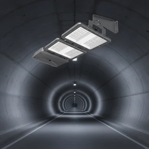 Good Quality KLED LED Tunnel Lighting IP66 Rated Remote Control 5-Year Warranty 120-600W Underpass Tunnel Lights