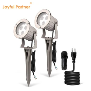 IP65 Waterproof 3w 6w 9w RGB Outdoor Pathway Spotlight Lawn Lamp 12V 24Vwaterproof Aluminum Landscape Spotlight LED Spike Light
