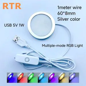 7 Color Adjustable USB LED Light for Bambu Lab LED Lamp Kit 001 Makerworld MH001 Without Lamp Shell 001