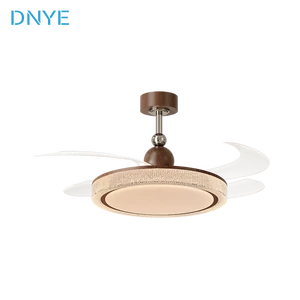 Factory Direct Sales Hidden Blade Ceiling Fan Light with Adjustable Reverse and Forward Silent Design, Six Fan Speed Fan Light