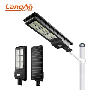 High Brightness Park Garden Aluminum Ip65 Waterproof Lamps 60w 120w 180w All in One Outdoor Solar Led Street Lights Price