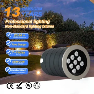 18W Cree LED Underground Light IP67 Waterproof 304 Stainless Steel Inground Step Light for Garden Project Lighting