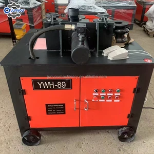 Electric Small Stainless Steel Hydraulic Pipe Rolling Machine Automatic Three Rollers 360 Degrees Arc Bending Tube Bender