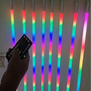 Dream Color USB Rechargeable Portable WIFI APP 8 Hours Using 1.2M 0.9m 0.6M 0.3M RGBIC LED Tubes Bulb with IR Remote Controller