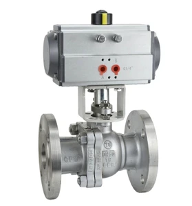 CNG Natural Gas Refueling Station DN150 Thread Pneumatic Ball Valve Q641F-16P Stainless Steel