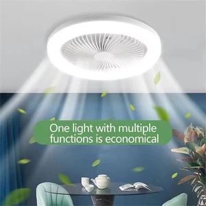 E27 Remote Control Popular 3 Colors Fan Lamp With Led Lights Dimmable Light Ceiling Fans for Bedroom Living Room Kitchen