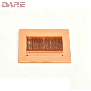 Factory Direct High Performance Pin Fin Heat Sink Fanless CU1020 Copper Cooling Heatsink for Industrial Electronic Systems