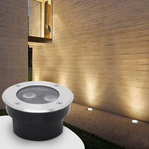 IP65 Waterproof 3W LED Underground Light Floor Recessed Deck Inground Spotlight for Outdoor Landscape Buried Lamp Ground Lamp