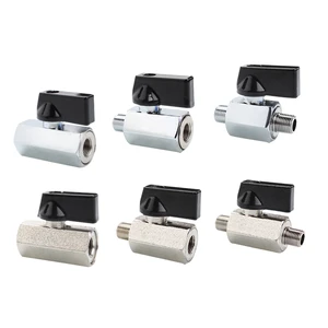 Brass/stainless steel mini ball valve