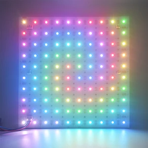 Addressable RGB Flexible LED Matrix Sheet SMD5050 Cuttable Pixel Panel 100LEDs 13W Luxury Stone Backlighting Hotel Decoration