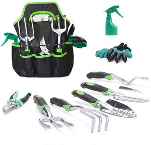 High Quality 9PCS Garden Tools Set Succulent Tools Set Heavy Duty Aluminum Manual Garden Kit Outdoor Gardening Gifts Tools