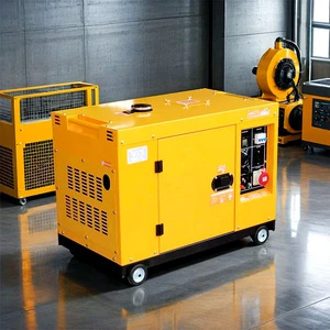 3KW 5KW 6KW 8KW Single-Phase Silent Gasoline Generator Set 220V/50Hz Auto Start DC 24V 4-Protection 4-Stroke Air-Cooled Home RV