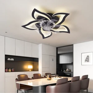 Smart Lighting Living Room Bedroom Ceiling Fan Remote Control Modern Ceiling Home Decor Hotel Led Ceiling Fan Light for Home
