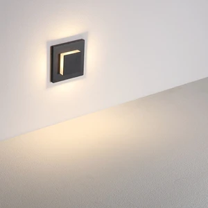 Modern Hot Sale 3W Black IP65 Waterproof Outdoor Step Light LED Wall Lights for Staircase