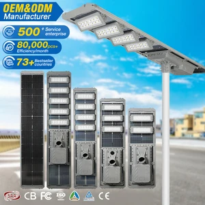 Ip66 Energy Saving Outdoor Waterproof Intergrated 400w 500w 600w 700w All in One Solar Led Street Light