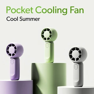 IMYCOO New Arrival Rechargeable Lightweight USB Handheld Portable Fan High Speed Compact Personal Brushless Mini Hand Held Fan