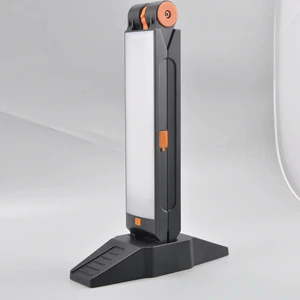 Rechargeable Folding Flood Light with Base Holder and Magnet for Car Inspection and Camping