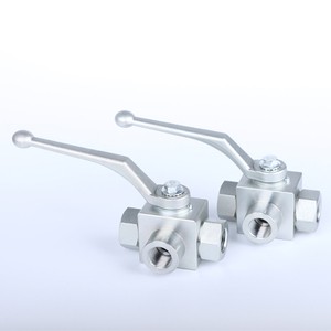 Aside Mounting Holes Series Ball Valve With Holes KHB Hydraulic Ball Valve Stainless Steel KHB Ball Valve
