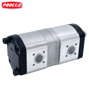 Poocca Pump Factory Offers Hydraulic Double Gear Pump With Fast Delivery