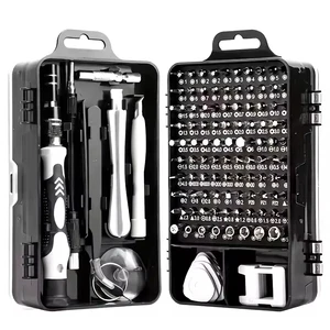 115 in 1 Lengthen Multifunctional Cell Phone Repair Kit Precision Screwdriver Bit Set Magnetic Electronic Repair Tool Set