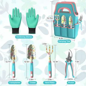 Multi-Function Stainless Steel Garden Tool Set Outdoor Hand Tools Plastic Handle Pickaxe OEM Customizable