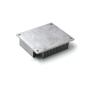 Precision Machined Aluminum Alloy Straight Fin Heat Sink High Thermal Conductivity Electronic Component Cooling Radiator
