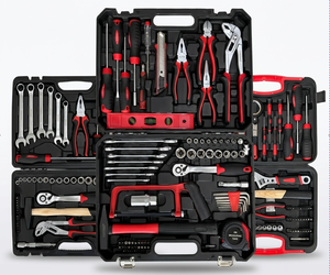 Complete 55 95 100pcs Professional CR-V Steel Multi-functional Universal DIY Home Repairing Maintenance Case Household Tool Set