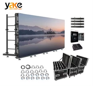 16:9 Ratio 5m X 3m Turnkey Complete System P2.6 P2.9 P3.91 LED Display 500mmx500mm LED Panel Backdrop Indoor Outdoor LED Screen