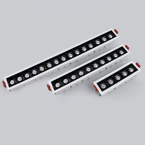 New Design Commercial Linear Recessed Lighting Down Lamp LED Ceiling Linear Downlight